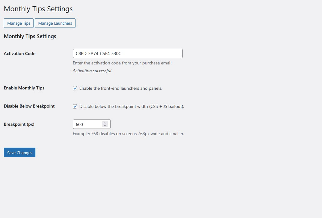Monthly Tips - Wordpress Plugin - Image 6