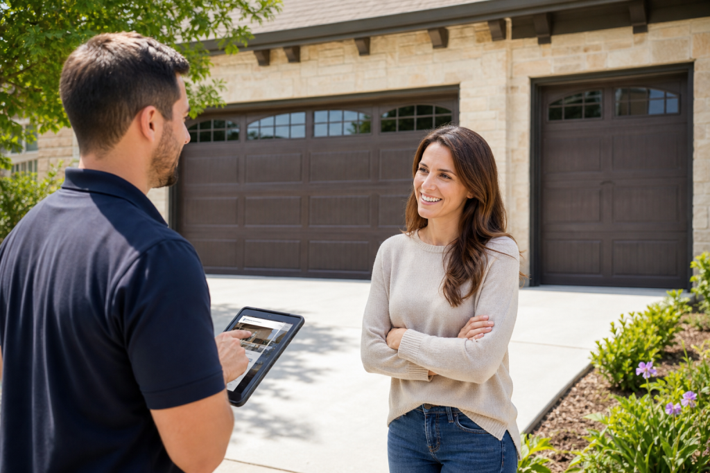 Garage Door Web Design & Marketing Services to Help Flower Mound, TX Businesses Grow