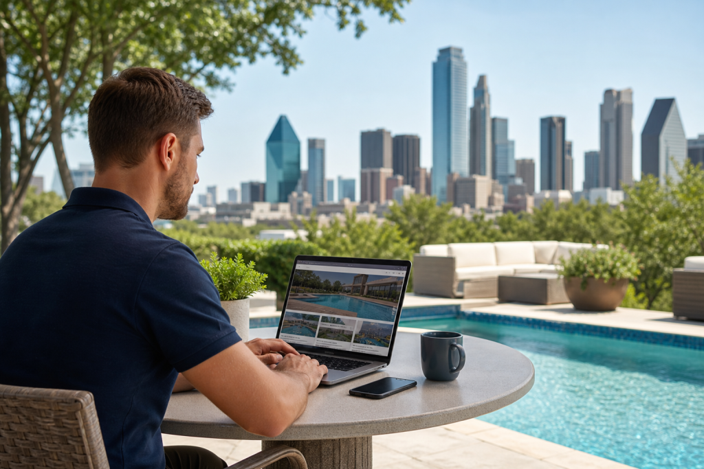 Pool Company Web Design & Marketing Services for Companies in Uptown Dallas, TX