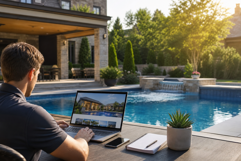 Pool Company Web Design & Marketing Strategy & Services for McKinney, TX Businesses