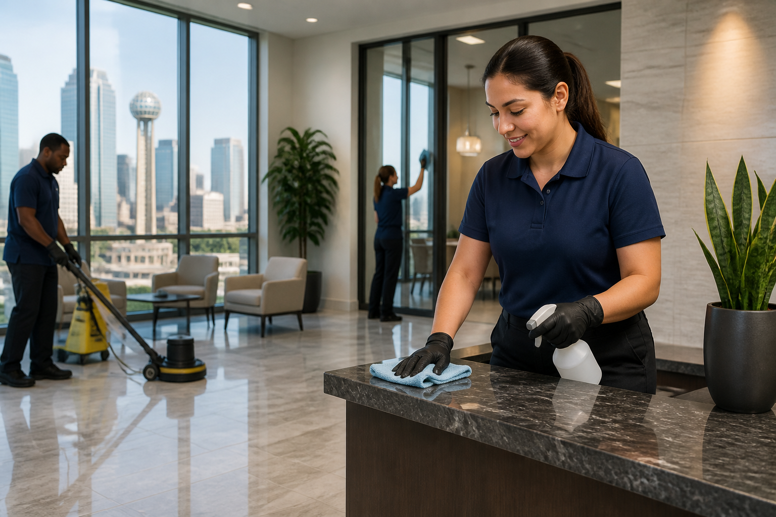 Commercial Cleaning Web Design & Marketing Services for Businesses in Dallas, TX